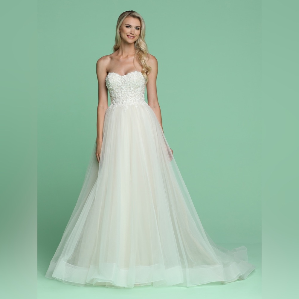 Da Vinci Bridal Strapless Wedding Dress #50614